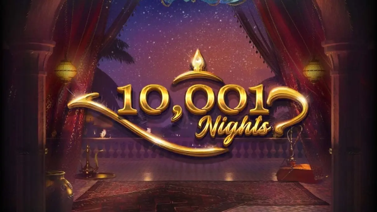 Tampilan visual permainan slot 10,001 Nights