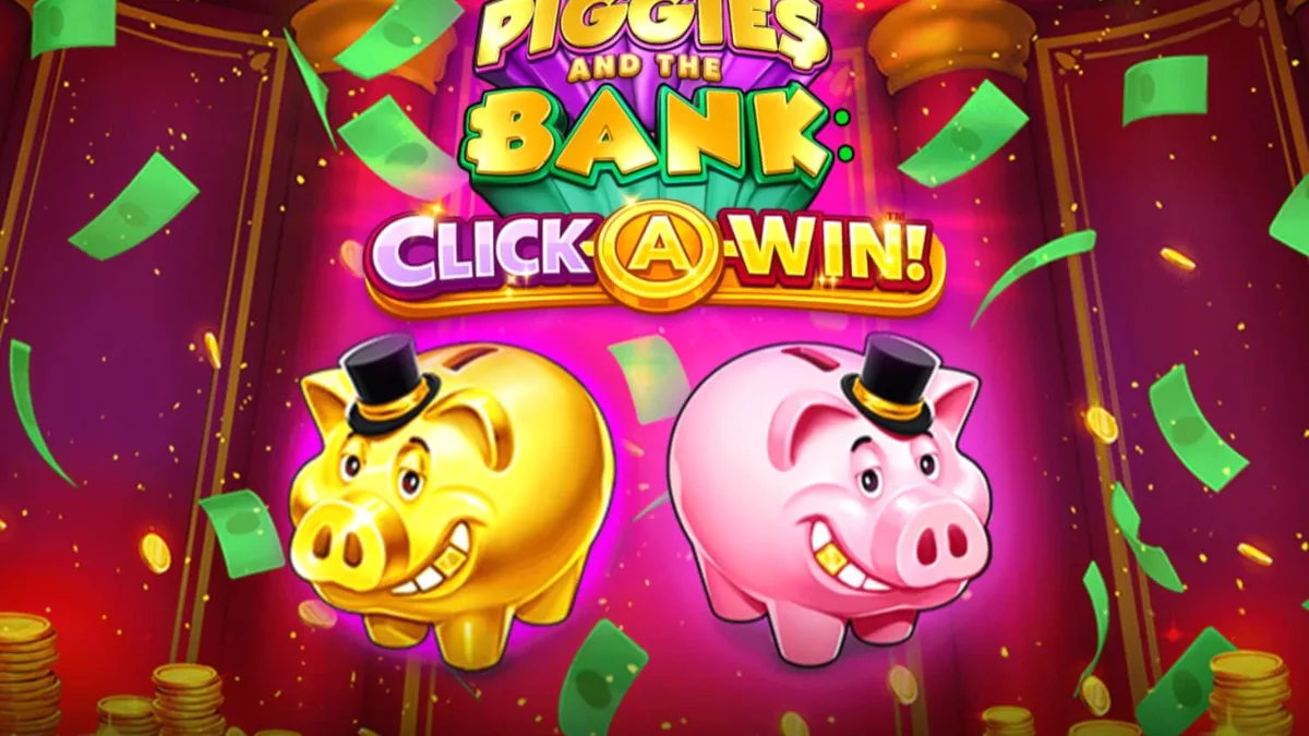 Piggies and the Bank: Click-A-Win slot dengan tema babi kaya dan brankas emas